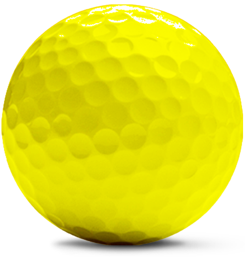 gelbe Golfbälle